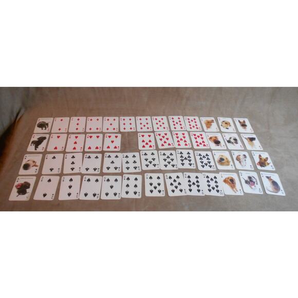 Artlist Collection The Dog Mini Playing Cards Incomplete Great for Crafts - Picture 4 of 8